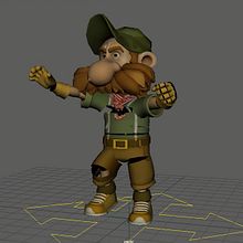 SmallFisher_Basic Rig: Introducción al rigging para animación - Giuliana Sarco Acosta. Un progetto di Rigging di giulysarco - 13.02.2020
