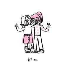 Friends will be friends. Drawing, and Traditional illustration project by Meg HG - 02.10.2020