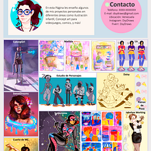 Mi Proyecto del curso: Claves para crear un porfolio de ilustración profesional. Un progetto di Gestione di un portfolio e Illustrazione tradizionale di Desiree Urbina - 11.02.2020