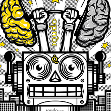 "Train Outside the Box". Projekt z dziedziny Br, ing i ident, fikacja wizualna, Concept art,  Projektowanie plakatów, Projektowanie c, frowe, Projektowanie graficzne, Trad, c, jna ilustracja, Ilustracja c i frowa użytkownika Marco Boetti - 12.02.2020