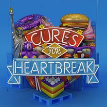 Harper Collins - Cures For Heartbreak. 3D Lettering, 3D Modeling, and Children's Illustration project by Thomas Burden - 12.12.2015