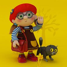 Harper Collins Picture Book Pitch. Un proyecto de 3D, Diseño de personajes 3D, Modelado 3D e Ilustración infantil de Thomas Burden - 12.02.2017