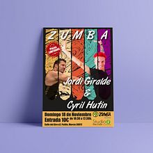 Cartel Zumba Mastercalss. Un proyecto de Diseño de carteles y Diseño gráfico de Luis Alfonso Herrera Diez - 12.02.2020