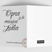 Díptico Ozna y la música judía. Un proyecto de Diseño gráfico de Luis Alfonso Herrera Diez - 12.02.2020