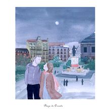 Un paseo por Madrid. Projekt z dziedziny Projektowanie graficzne, Fotografia, Trad, c, jna ilustracja i Malowanie akwarelą użytkownika SUSANA MARINAS DOBLADO - 12.02.2020