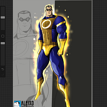 Mi Proyecto del curso: Ilustración para cómics: anatomía de un superhéroe. Comic, and Character Design project by Aleixo Sosa Uricochea - 02.13.2020