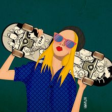 Mi Proyecto del curso: El dibujo como base creativa. Un progetto di Creatività, Graphic design e Illustrazione tradizionale di Marta Noguera-Homs - 13.02.2020