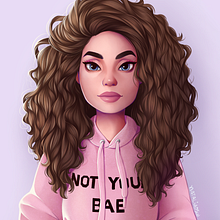 Fluffy hair