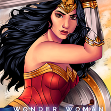 Wonder Woman. Digital Illustration project by Natália Dias - 02.13.2020