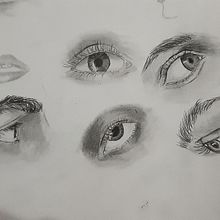 Partes del cuerpo humano.. Desenho artístico projeto de paula_martinezc - 13.02.2020