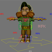 Mi Proyecto del curso: Introducción al rigging para animación . animație 3D și Rigging de inesneiragarcia - 02.14.2020