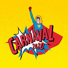 Ilustración y cartel para Carnaval 2020 . Un projet de Conception d'affiches, Design graphique et Illustration traditionnelle de María Pereda Escudero - 07.02.2020