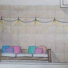 Mi Proyecto del curso: Iniciación al diseño de interiores. Architecture project by Katherine Ramírez Urdaneta - 02.14.2020