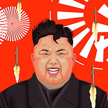 Trump Kim Jong-un animación. Un projet de Animation, Animation 2D, Illustration traditionnelle et Infographie de Marcelo Regalado - 15.02.2018