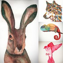 Mi Proyecto del curso: Técnicas experimentales de acuarela para principiantes . Creativit, Drawing, Artistic Drawing, Traditional illustration, and Watercolor Painting project by Loan Poulet Fernández - 02.15.2020