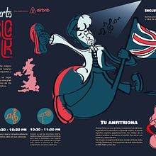 Concierto de Música Folk (Experiencias Airbnb). Un progetto di Design editoriale, Graphic design e Illustrazione tradizionale di Eduardo Pantle - 15.02.2020