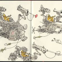 Moleskine sketchbook 36. Un proyecto de Dibujo de Mattias Adolfsson - 16.02.2020