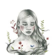 Mi Proyecto del curso: Retrato ilustrado en acuarela. Projekt z dziedziny Ilustracja c i frowa użytkownika Judith Cadiz Lobo - 16.02.2020