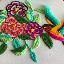 Colibrí 3D. Un progetto di Ricamo di Nayla Marc - 17.02.2020