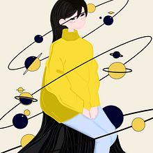 el planeta de la niña . Comic project by Shingo Sayuki - 02.20.2020