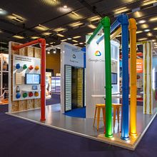 Google stand for Gartner IT Symposium/Xpo™ 2018. Projekt z dziedziny  Architektura, Design, Projektowanie oświetlenia, Projektowanie wnętrz i Produkcja audiowizualna użytkownika Mac Group Stands - 18.02.2020