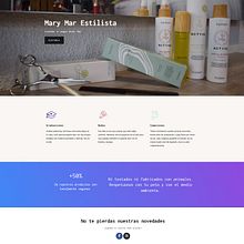 Web Mary Mar Estilista. Web Design, and Photograph project by Juan Ruiz Casafranca - 06.13.2019