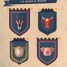 Cartel para la XXVII Muestra de Embutido Artesano y de Calidad de Requena. Design, and Marketing project by Juan Ruiz Casafranca - 11.07.2019