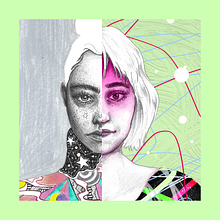 Mi Proyecto del curso: Retrato con lápiz, técnicas de color y Photoshop. Un proyecto de Bellas Artes, Dibujo a lápiz, Dibujo de Retrato, Ilustración tradicional, Dibujo e Ilustración digital de Flavia Sousa - 12.02.2020