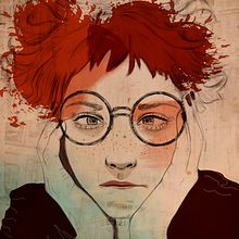 Mirar con sentido. Drawing, Artistic Drawing, Portrait Drawing, Traditional illustration, and Digital Illustration project by Sonia Ródbal - 02.18.2020