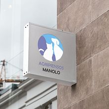 Logotipo Agripiensos Manolo Ein Projekt aus dem Bereich Br, ing und Identität, Design und Grafikdesign von Ana Gallego - 01.02.2020