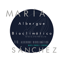 Albergue Bioclimático. Architecture, Digital Architecture, Interior Architecture, Design, 3D Design & Interior Design project by María Sánchez - 02.19.2020