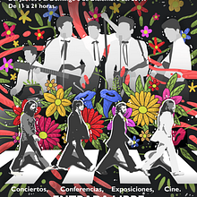 FESTIVAL DE LOS BEATLES CDMX. Design, Design de cartaz, e Redes sociais projeto de Erick de la Rosa - 10.12.2019