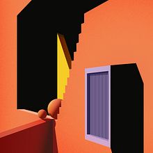 Zentralbibliothek von San Antonio Ein Projekt aus dem Bereich Architektur, Verlagsdesign und Vektorillustration von ely zanni - 19.02.2020
