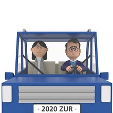 Zurich — Pero mira como viene. 3D Animation, and Character Animation project by Toni Dominguez - 12.20.2019