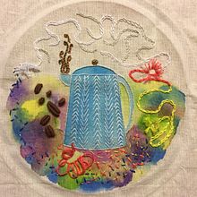 Mi Proyecto del curso: Técnicas básicas de bordado y acuarela. Arts, Crafts, Embroider, and Watercolor Painting project by Lily Portius Yáñez - 03.27.2020