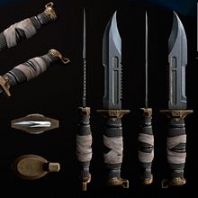 NXA Concept Knife. 3D Design, e Modelagem 3D projeto de Cristian Castro C. - 19.02.2019
