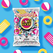 Bola Loca Pool Party | Packaging Design. Projekt z dziedziny Br, ing i ident, fikacja wizualna, Concept art, Projektowanie graficzne, Trad, c, jna ilustracja i Projektowanie opakowań użytkownika Disruptive Brand Innovation - 01.02.2020