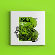 Teatro Bernal. Febrero - Junio 2020.. Un progetto di Collage, Design editoriale, Graphic design, Illustrazione tradizionale e Pubblicità di Salvador Roldán Jiménez - 01.02.2020