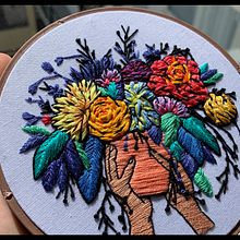 Flores y más flores. Embroider project by Coricrafts - 02.20.2020