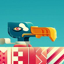Geirfugl's first flight (Geometric Illustration with Volume course). Projekt z dziedziny  R, sunek art, st, czn, Projektowanie postaci, Ilustracja c, frowa, Trad, c, jna ilustracja i Grafika wektorowa użytkownika Atli Sigursveinsson - 21.02.2020
