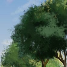 trees. Projekt z dziedziny Ilustracja cyfrowa użytkownika lulurika - 21.02.2020