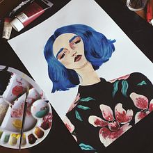 Retratos. Un proyecto de Diseño, Ilustración tradicional y Pintura de Laura Merens Vázquez - 21.02.2020