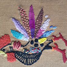Mi Proyecto del curso: Técnicas de bordado: ilustrando con hilo y aguja. Embroider project by Irma Prado Pizarro - 02.22.2020