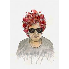 In the memory of  my mother. Un projet de Peinture acr, lique, Dessin artistique, Créativité, Illustration numérique, Retouche photographique, Dessin et Illustration traditionnelle de Toula Karv - 23.02.2020