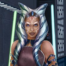 Ahsoka Tano. Un proyecto de Ilustración tradicional e Ilustración digital de Oscar Martinez - 23.02.2020