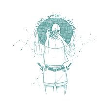 I don't believe in humans. Traditional illustration, and Digital Illustration project by Una Ramona - 09.16.2019