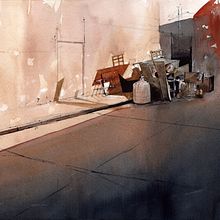Serie "Los Nogales", 2019.. Architecture, Traditional illustration, and Watercolor Painting project by Gonzalo Ibáñez - 07.01.2019