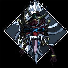 mascara samurai ilustración digital, logotipo para playeras encargo personal . Een project van  Tekening, Tekening met potlood,  Artistieke tekening,  Ontwerp, Logo-ontwerp, Digitaal ontwerp y Digitale illustratie van aimonvazquez - 23.02.2020