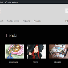 Mi Proyecto del curso: Creación de una tienda online en WordPress. Un progetto di E-commerce di Caged Art - 24.02.2020