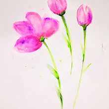 acuarelas. Watercolor Painting project by Angélica Díaz - 02.25.2020